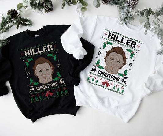 Faux Ugly Sweater (Killer Christmas MICHAEL): *DTF* Transfer