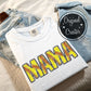 MAMA Softball Faux Embroidery: *DTF* Transfer