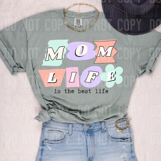 Retro Mom Life is the Best Life (SBB): *DTF* Transfer