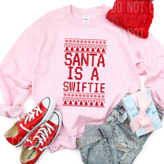 Santa Is A Swiftie (SBB): *DTF* Transfer