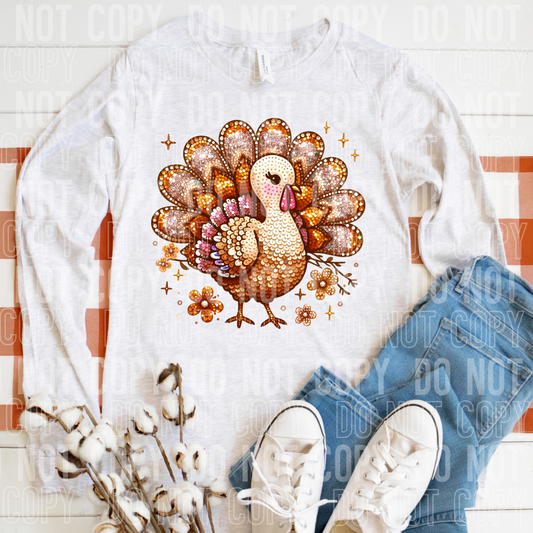 Sequins Turkey (SBB): *DTF* Transfer