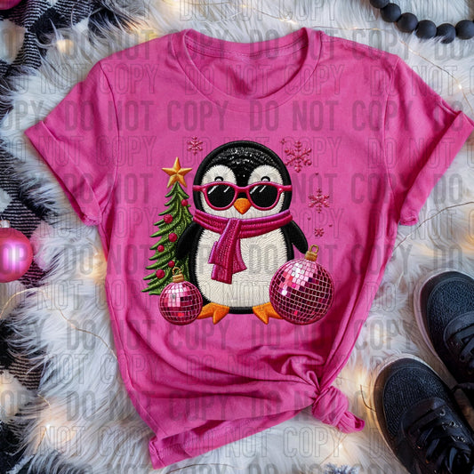 Penguin Faux Embroidery (SBB-Exclusive): *DTF* Transfer