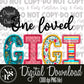 One Loved GIGI Spring Faux Embroidery: Digital Download