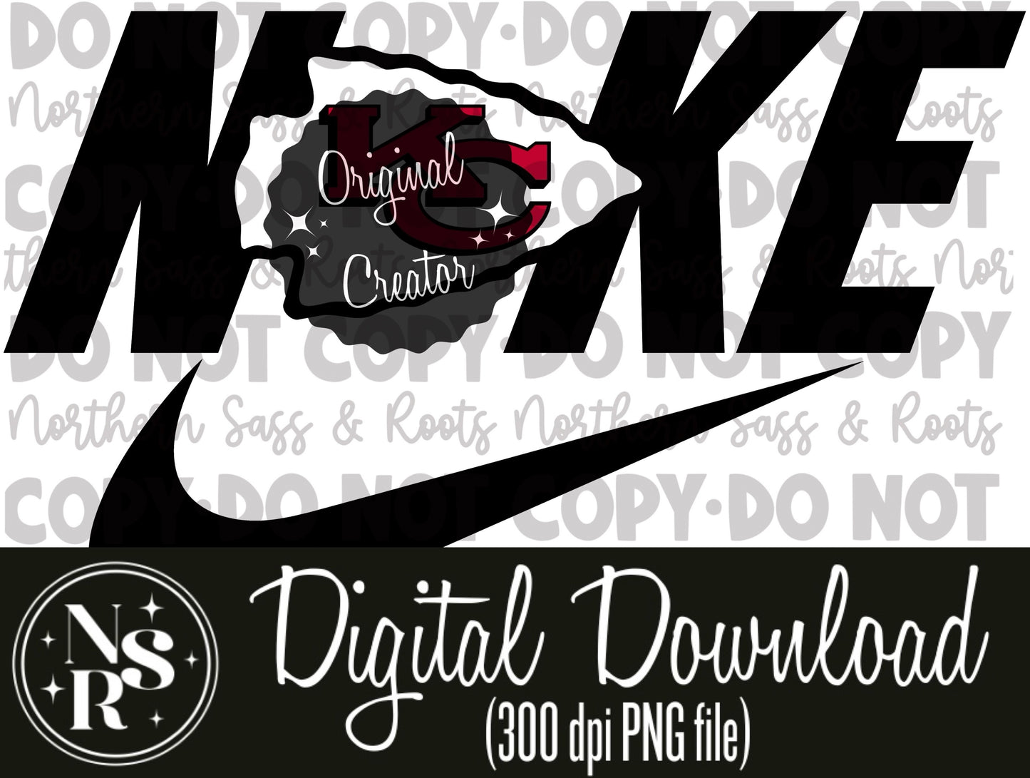 NFL Swoosh-KANSAS CITY (NSR): Digital Download