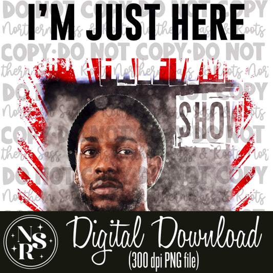 Here For The Halftime Show-Kendrick Lamar (Red): Digital Download