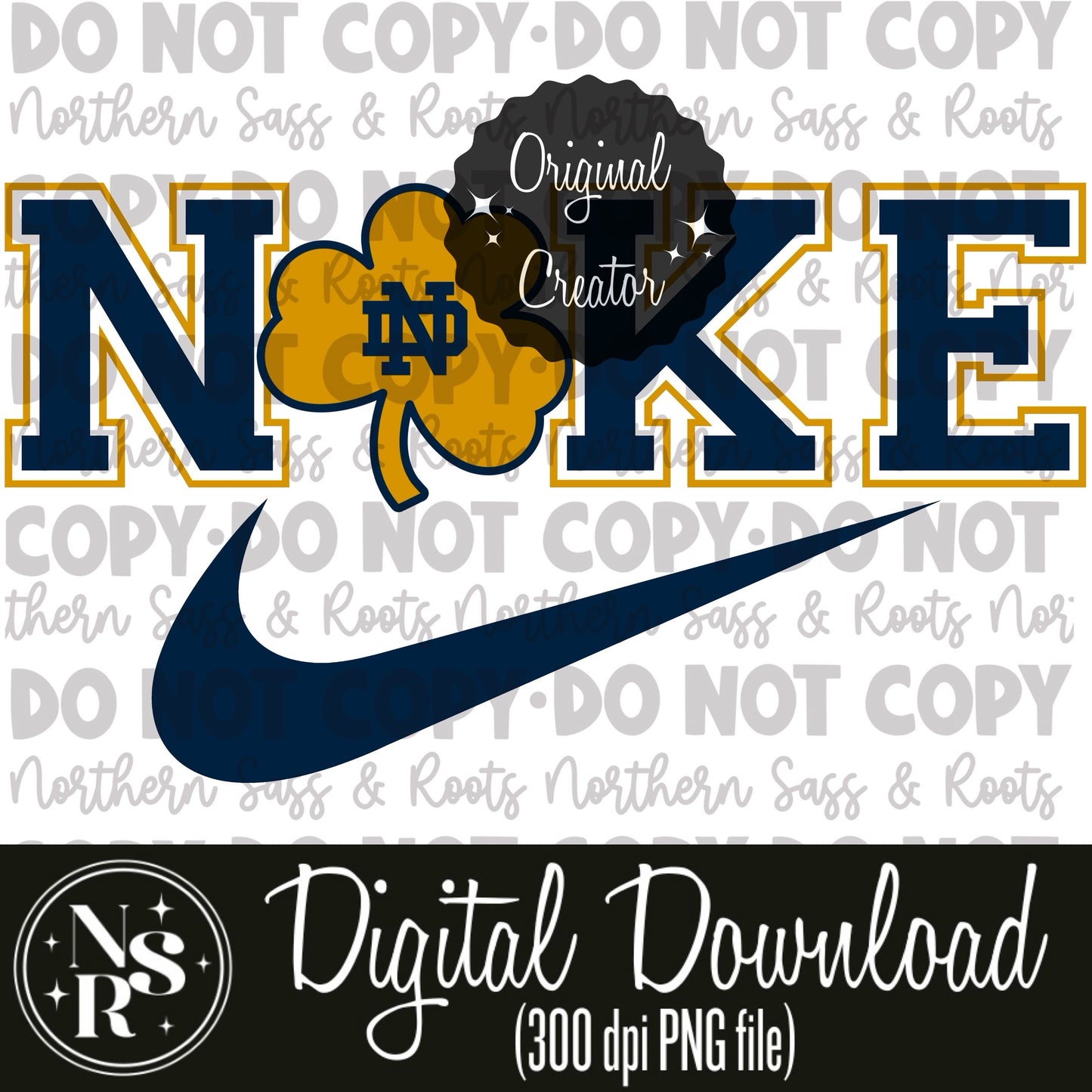 Swoosh Notre Dame (NSR): Digital Download