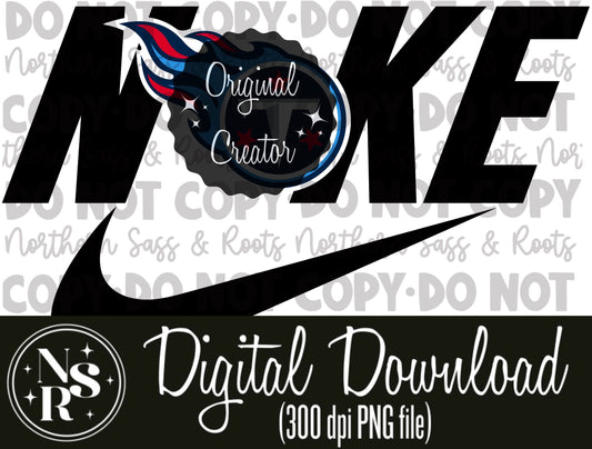 NFL Swoosh-TENNESSEE (NSR): Digital Download