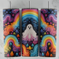 Rainbow Halloween Ghost: Tumbler Sub Print