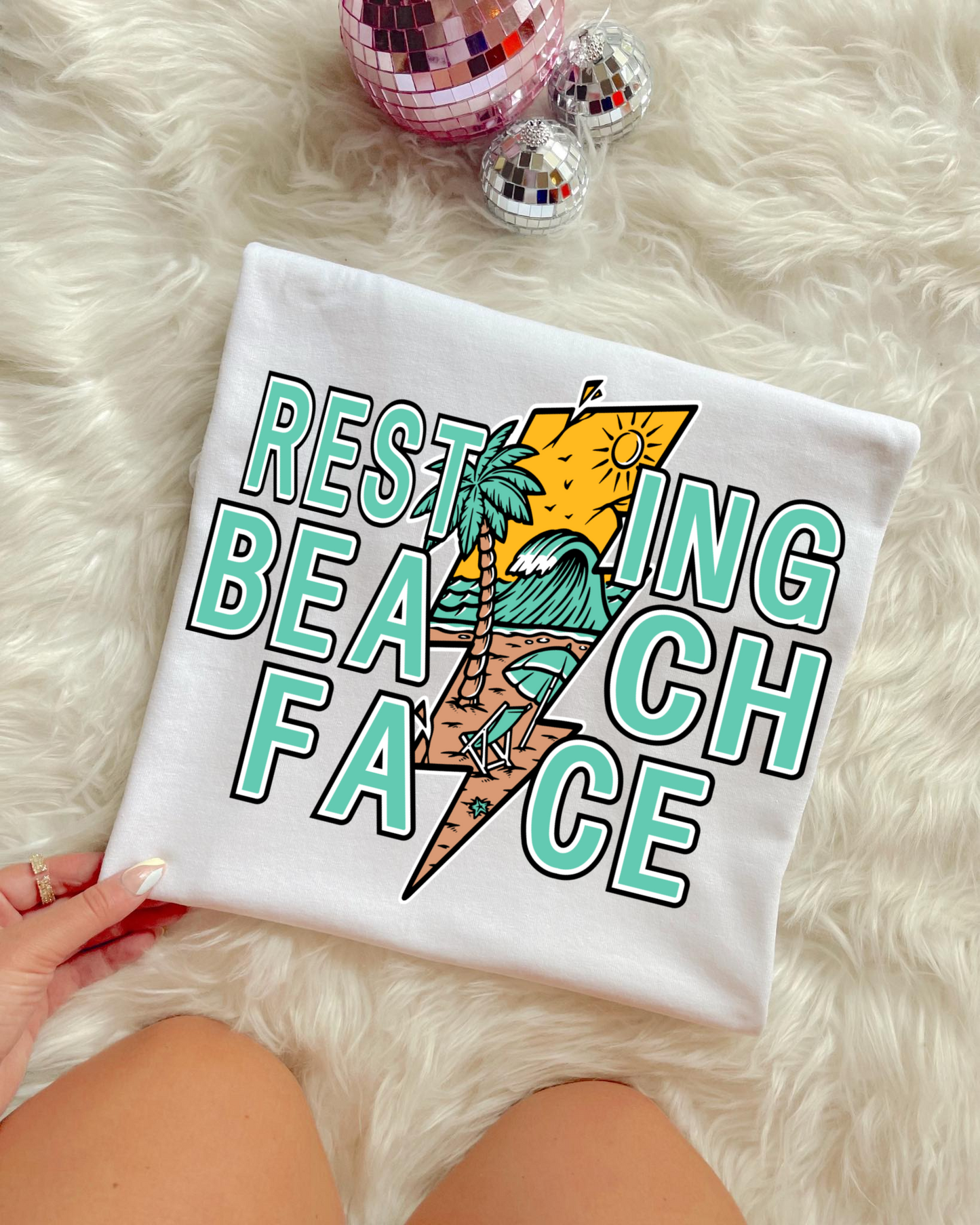 RESTING BEACH FACE: *DTF* Transfer