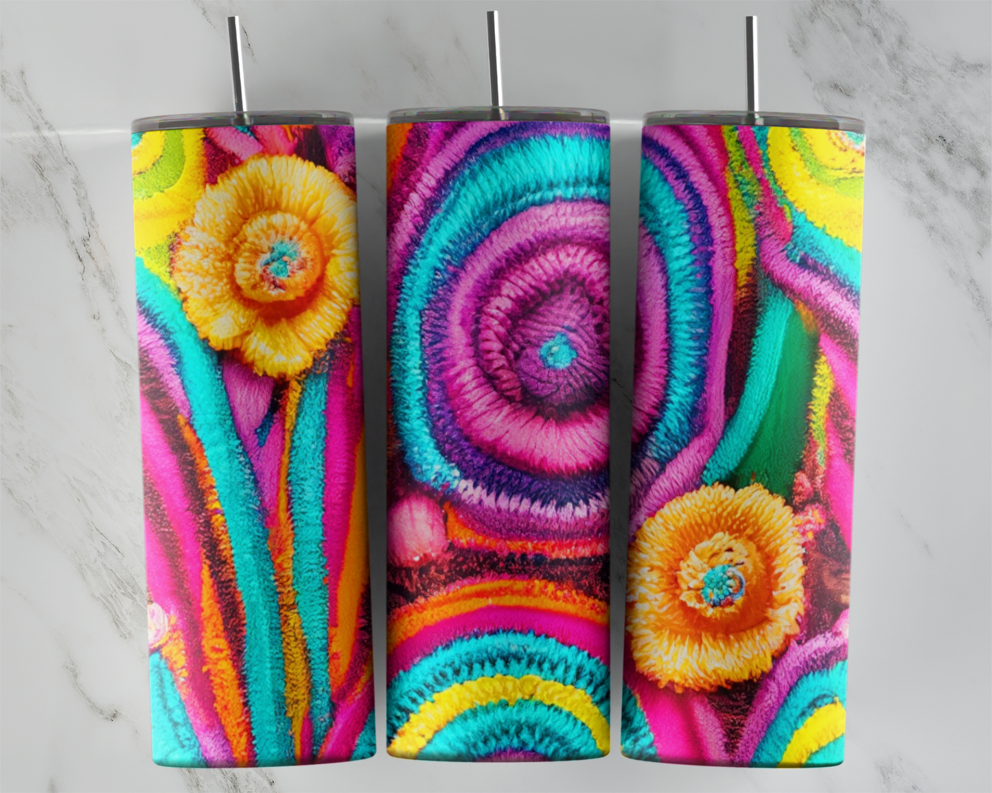 Colorful Fabric: Tumbler Sub Print