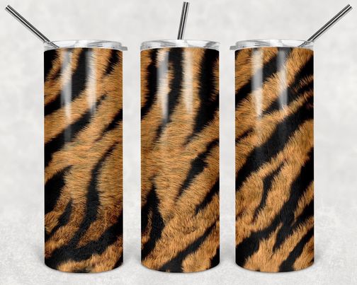 Tiger Animal Print-Tumbler Sublimation Print
