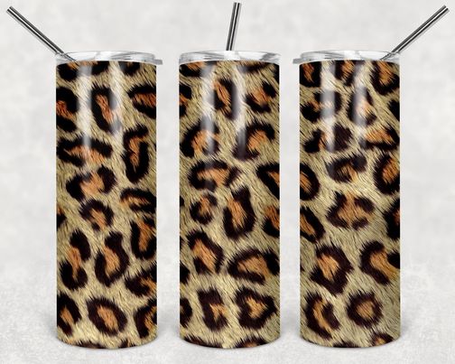 Leopard Animal Print-Tumbler Sublimation Print