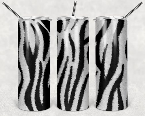 Zebra Animal Print-Tumbler Sublimation Print