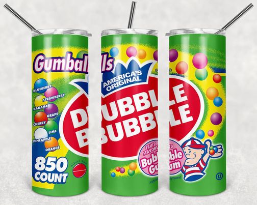 Dubble Bubble-Tumbler Sublimation Print