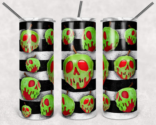 Green and Red Skeleton-Tumbler Sub Print