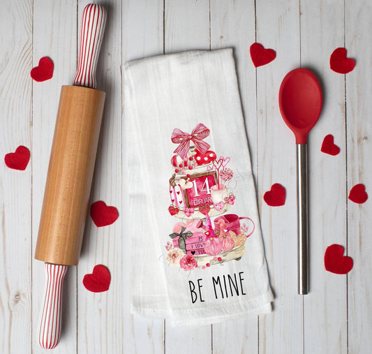 Feb 14th Be Mine- Tea Towel Transfer