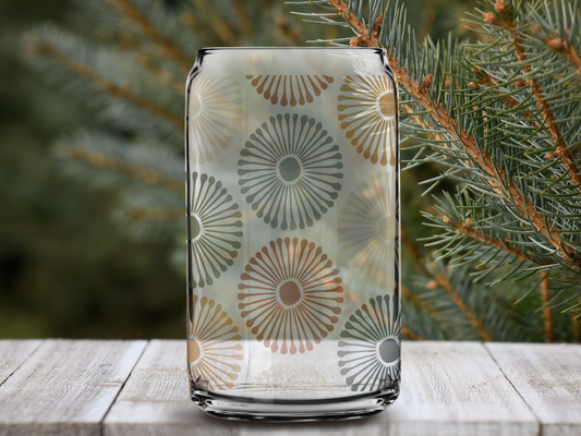 Boho Sunburst: Libbey Glass Sub Print