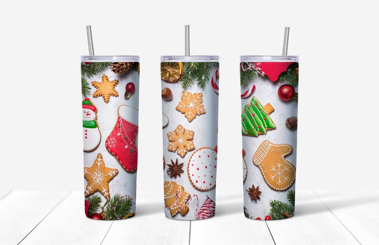 Christmas Cookies-Tumbler Sub Print