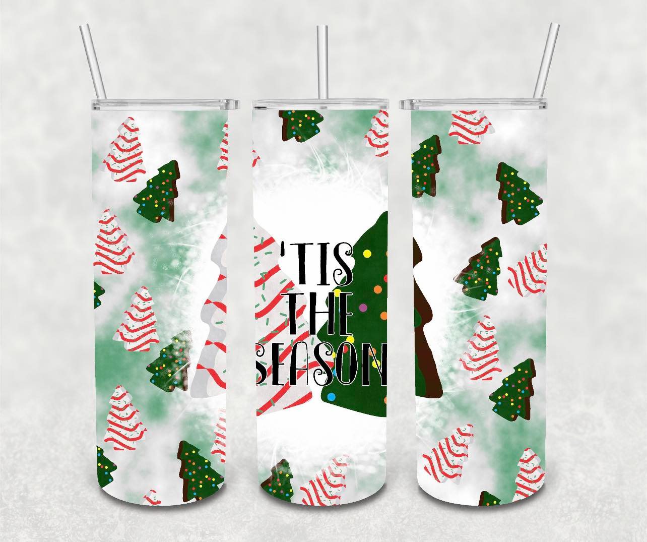 Debbie Cakes 'Tis the Season-Tumbler Sub Print