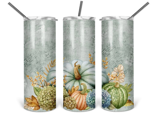 Fall Scenery Pumpkins-Tumbler Sub Print