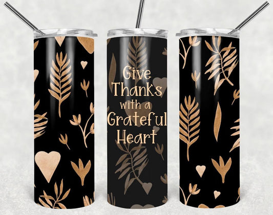 Give Thanks-Tumbler Sub Print