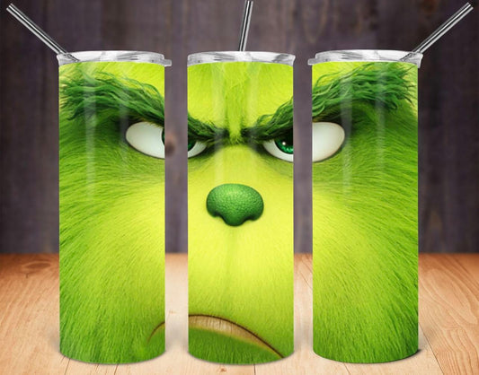 The Grinch Face-Tumbler Sub Print