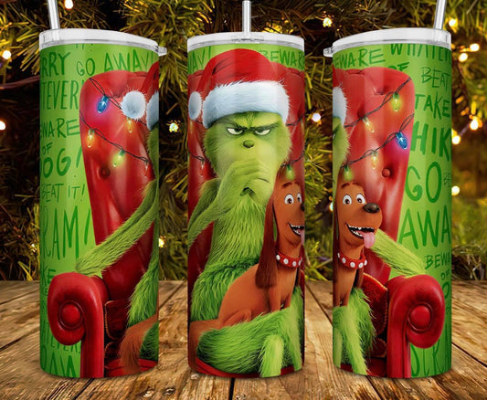 Grinch and Max-Tumbler Sub Print