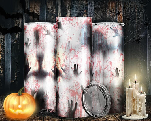 Haunted Walls -Tumbler Sublimation Print