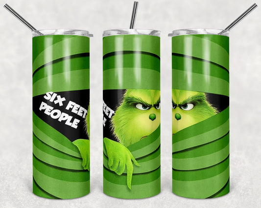 Six Feet People Grinch-Tumbler Sub Print