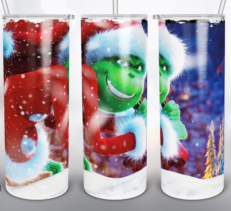 Sneaky Grinch-Tumbler Sub Print