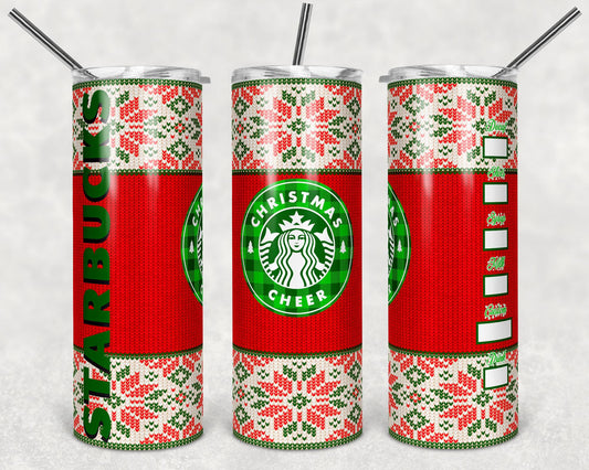 Starbucks Christmas Cheer-Tumbler Sub Print