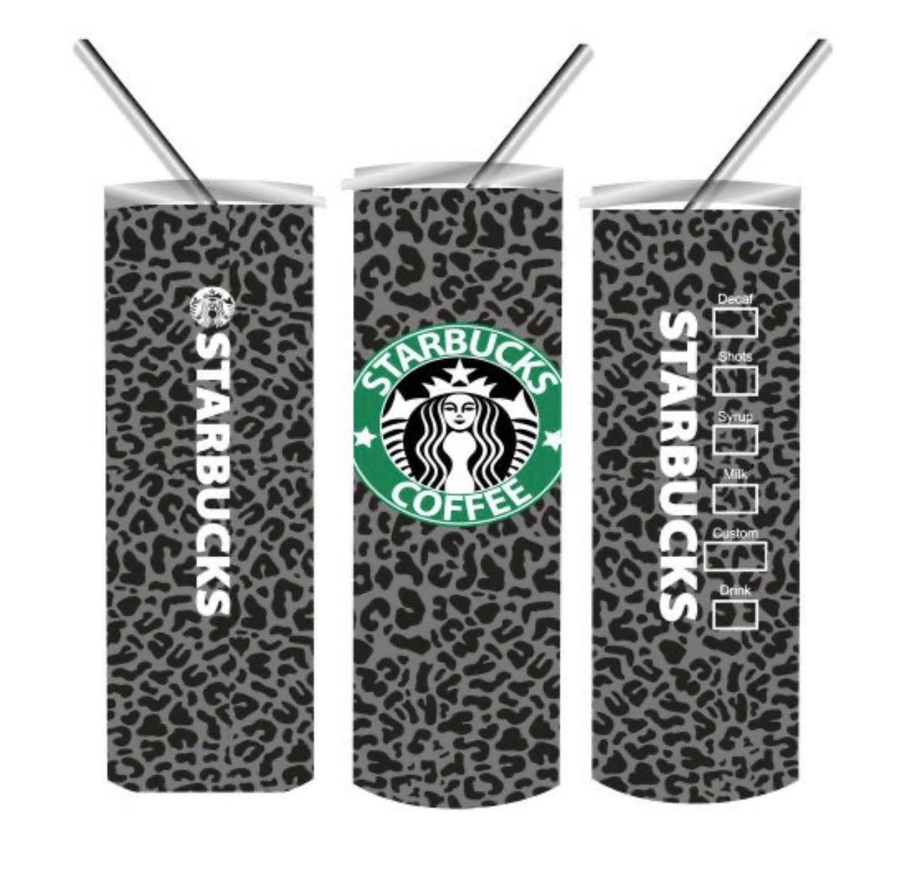 Starbukcs Leopard-Tumbler Sub Print