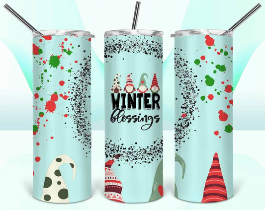 Winter Blessings-Tumbler Sub Print