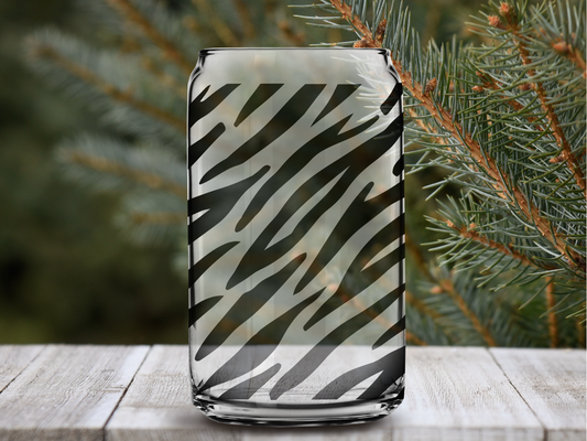 Zebra Wrap: Libbey Glass Sub Print