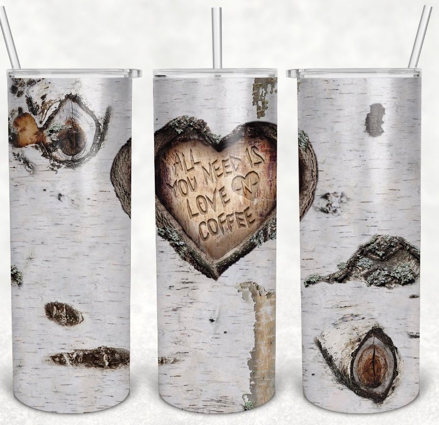 All You Need Is Love Birch Wood-Tumbler Sub Print