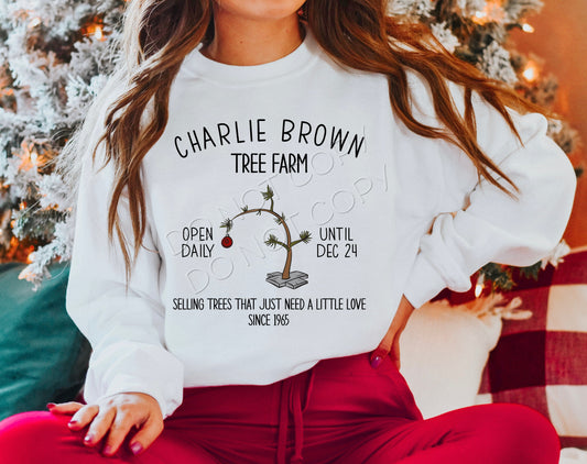 Charlie Brown Tree Farm-*DTF* Transfer