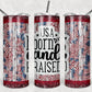 USA Born and Raised-Tumbler Sublimation Print