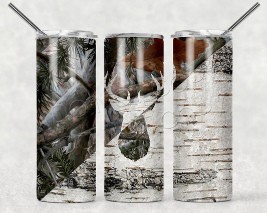Camo Deer Hunting-Tumbler Sub Print