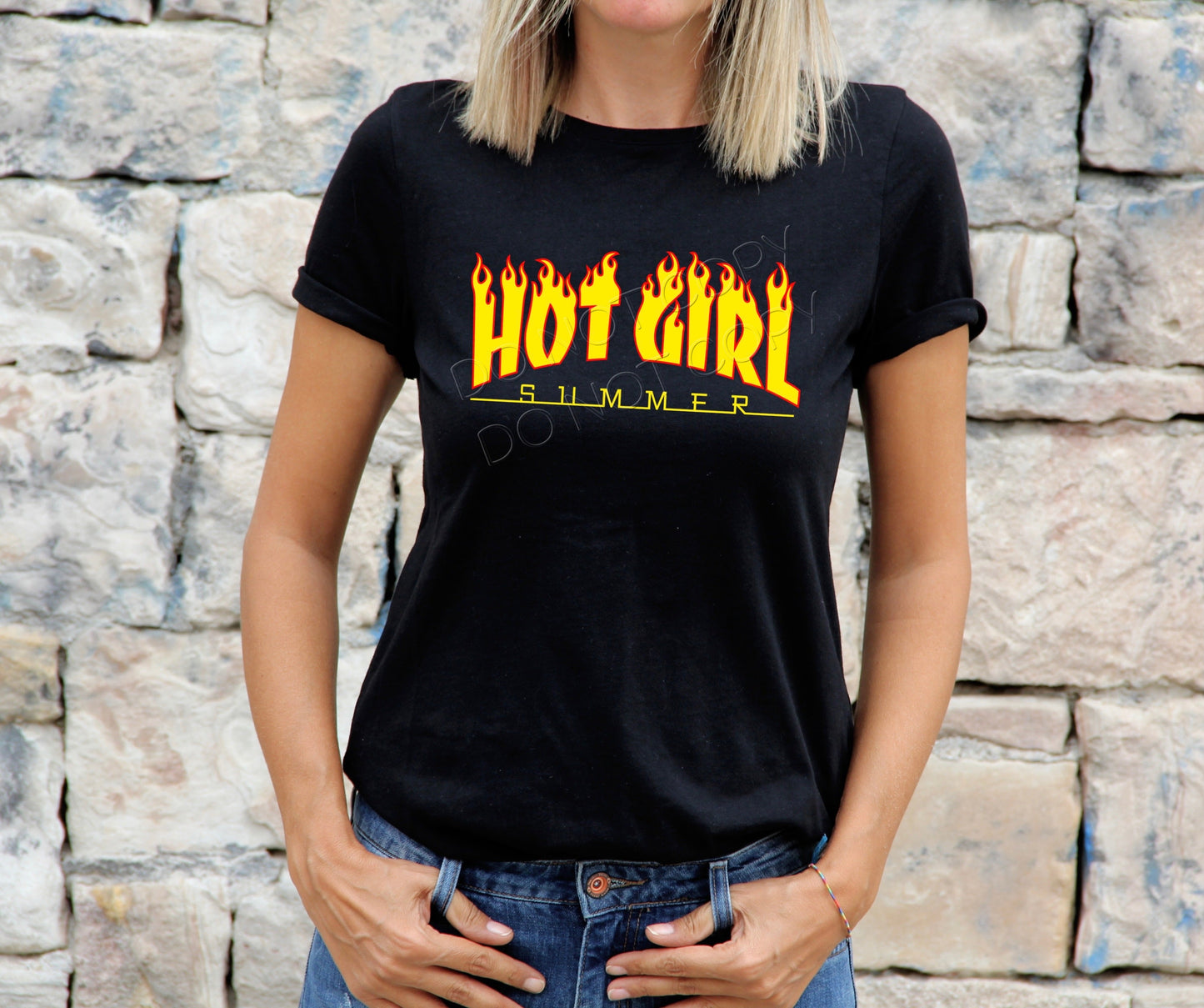 Hot Girl Summer (Thrasher)-Screen Print Transfer *HIGH HEAT*