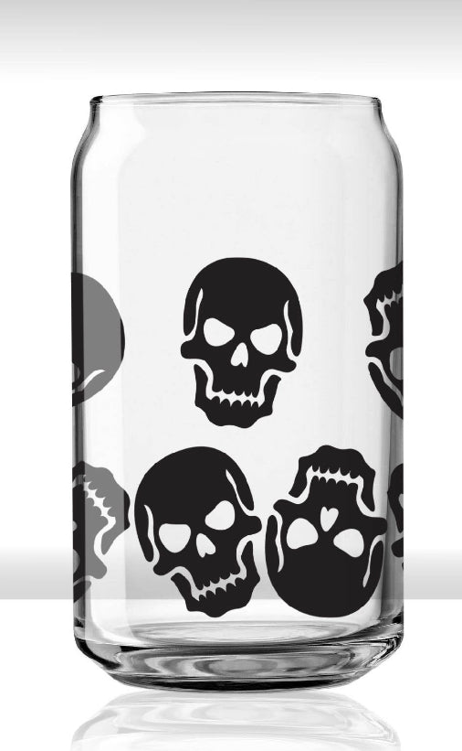 Skulls: Libbey Glass Sub Print