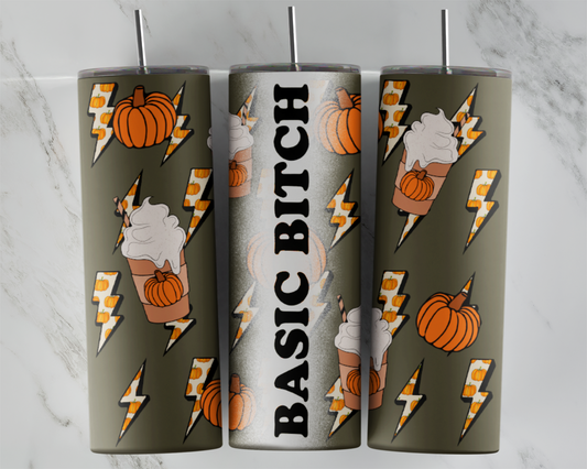 Basic Bitch: Tumbler Sun Print