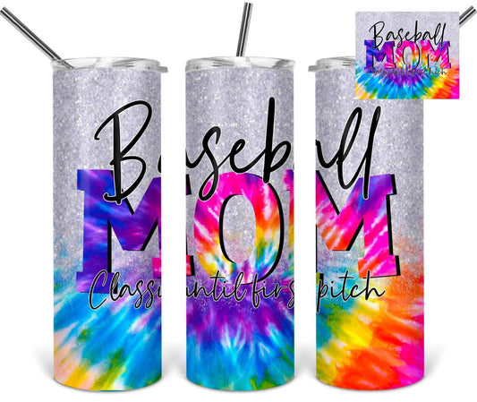Tie Dye Sports Mom Collection-Tumbler Sublimation Print