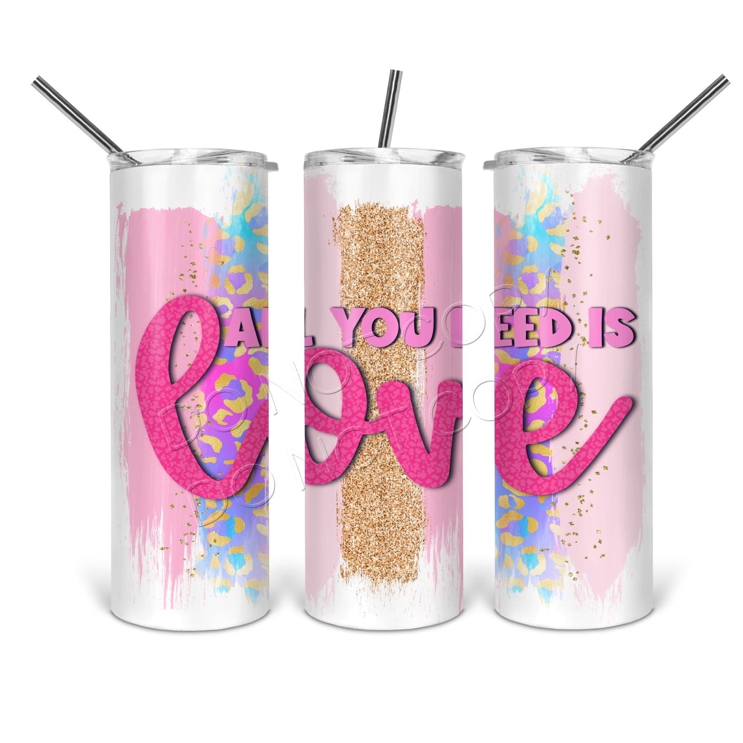 All You Need Is Love-Tumbler Sub Print