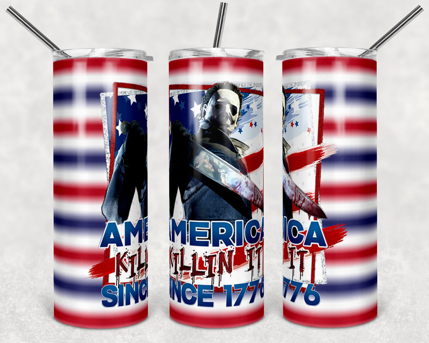 America Killin It Since 1776 Collection-Tumbler Sublimation Print