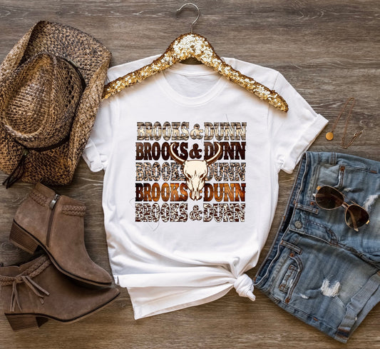 BROOKS & DUNN Western Stacked: *DTF* Transfer