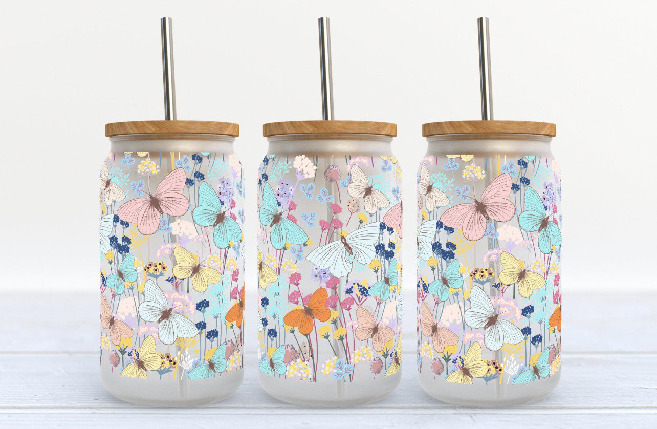 Spring Wildflowers: Libbey Glass Sub Print