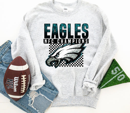 EAGLES Metallic: *DTF* Transfer