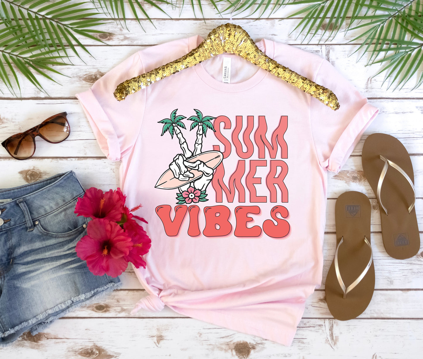Summer Vibes (Pink Version): *DTF* Transfer