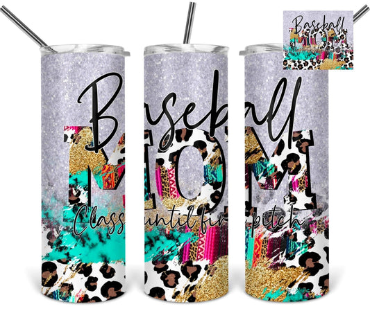 Rustic Leopard Sports Mom Collection-Tumbler Sublimation Print