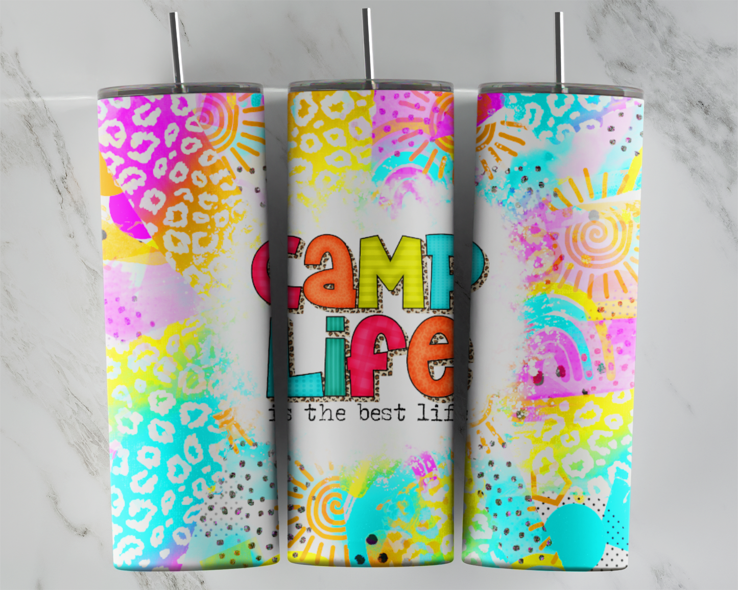 Camp Life is the Best Life: Tumbler Sublimation Transfer